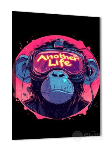 Skills C0056 Canvas Wall Art Street Art Graffiti Canvas Prints - Wall Hanging for Home Wall Decor, Living Room, Office Decorations & More - Size (30cm x 40cm)