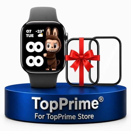 TopPrime Screen Protector Compatible with Apple Watch (Gelatin) Easy Installation Soft Touch Screen Protector (1pc+1 Free) Compatible with Apple Watch Series 10/11 46mm, Screen Protector Gelatin HD