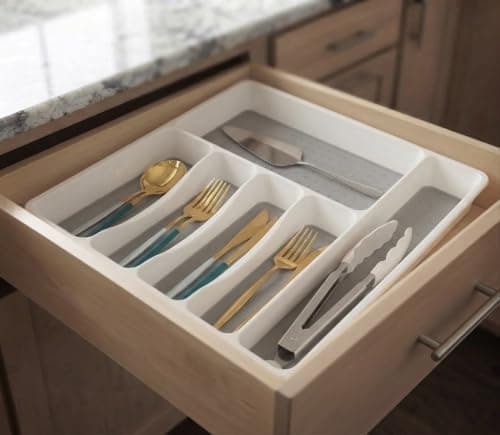 Multi-Purpose Plastic Drawer Organizer for Kitchen Utensils and Office