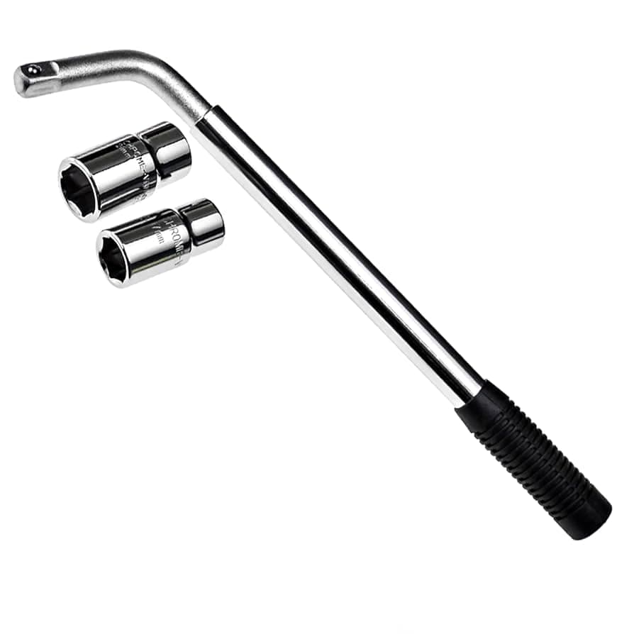 Car Wheel Impact Wrench - Multi Use - Key Comes with 2 Bits Size (17-19-21-22) SA CAR