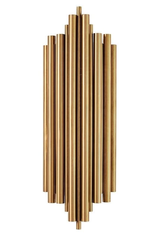 Generic Wall Sconce 2 Bulb Without Bulbs 50x17x50 cm Gold