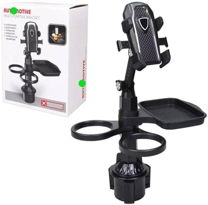 Holder & Cup Holder & Mobile Phone Stand 3 in 1 Adjustable Stand Car Drink Holder Multifunctional Universal - SA CAR