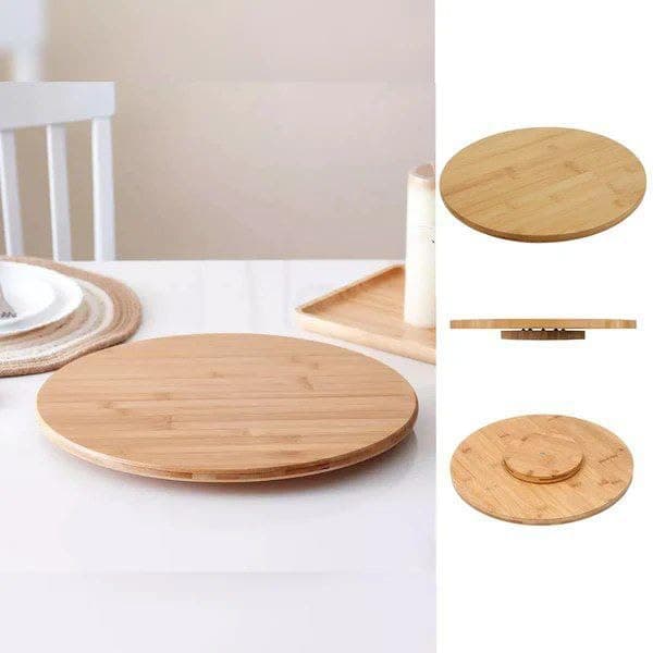 Generic Round Turntable, 360-Degree Rotating Kitchen Organiser, 35cm, 1-Tier Spice Rack, .bs