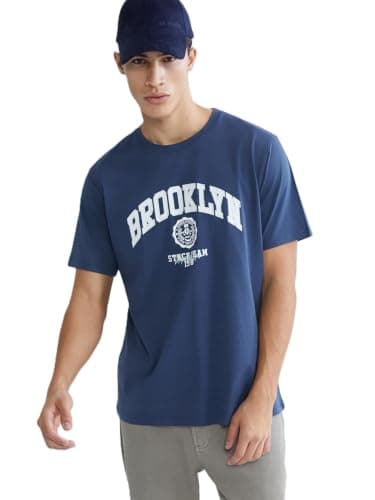 LC WAIKIKI Crew Neck Printed Jersey Men's T-Shirt