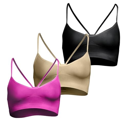 Silvy Womens Lycra Set Of 3 Pieces Perfect Bra Crossback Bra