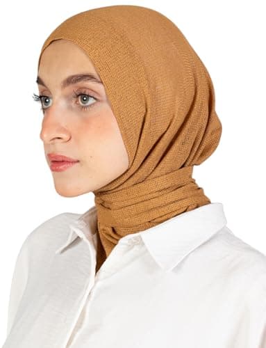 Farah Womens Comfort Tapaaya Crepe Kuwaiti Fashion Scarf (pack of 1)