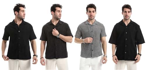 Red Circle Mens Bundle of 4 Alpine Forest Utility Shirt Bundle of 4 Alpine Forest Utility Shirt