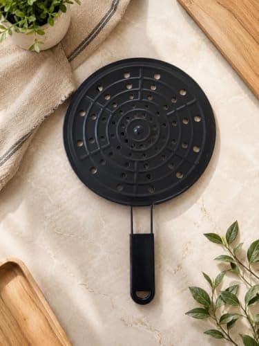 Generic Heat Diffuser for Pot and Pan, Black, Durable Heat-Resistant Material, Even Heat Distribution, Easy to Clean, .Ais
