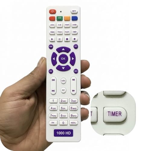 ريموت (ريموت كنترول الذكي - متوافق مع أجهزة تايمر (Timer) و1000 HD - تقنية بلوتوث، مضاد للكسر، وتصميم مريح بألوان متعددة, متعدد الألوان) Remote control