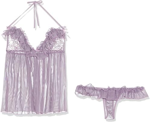 Nayomi Womens Nayomi-13-Purple-L Pajama Set
