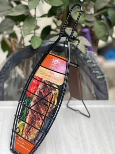 Generic Double fish grill 40 cm,Good for BBQ, .am