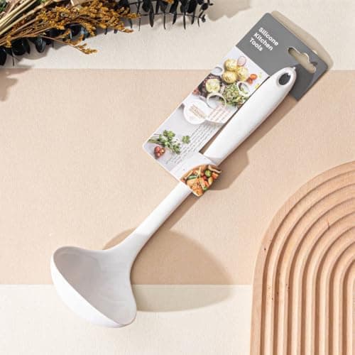 Al-Kholoud Ek 2379 Marble-Pattern Silicone Turner Marble-Design Turner for Flipping and Serving Food spatula