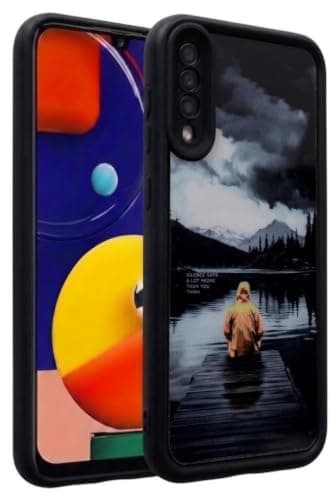 For Samsung Galaxy A50 / A50s / A30s Stylish Printed Soft TPU Shockproof Case, Raised Camera Edges, Slim Fit Protective Cover, Design 1 Cellular phone case