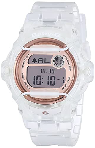 Casio Baby-G Women's Pink Dial Resin Band Watch - BG-169G-7BDR, Analog, Quartz