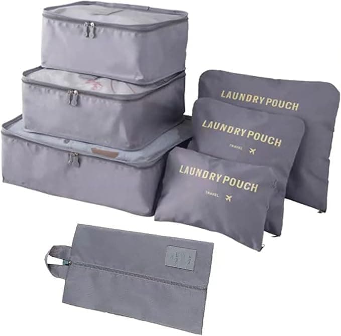 Travel Luggage Organizer Set Packing Cubes Suitcase Storage Pouches Storage bag