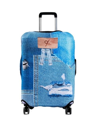 The Nines Denim Luggage Cover - X-Large