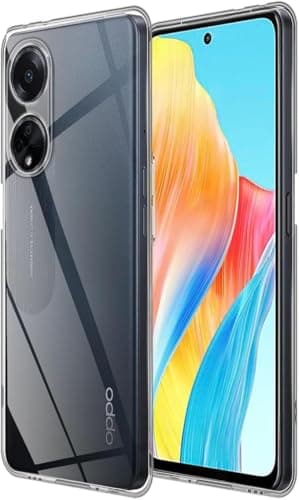 Clear Compatible with OPPO A98 5G Case, Flexible Soft TPU Silicone Slim Case, No Yellow, Anti-Scratch, Anti-Shock Cover for OPPO A98 5G – Transparent Cellular phone case