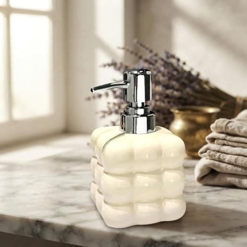 Modern Porcelain Bathroom Dispenser for Soap and Decor Trendy Colors