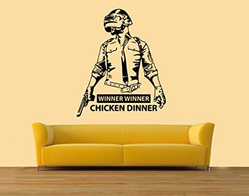 PUBG | Chickendinner | Wall sticker | Game Sticker decal
