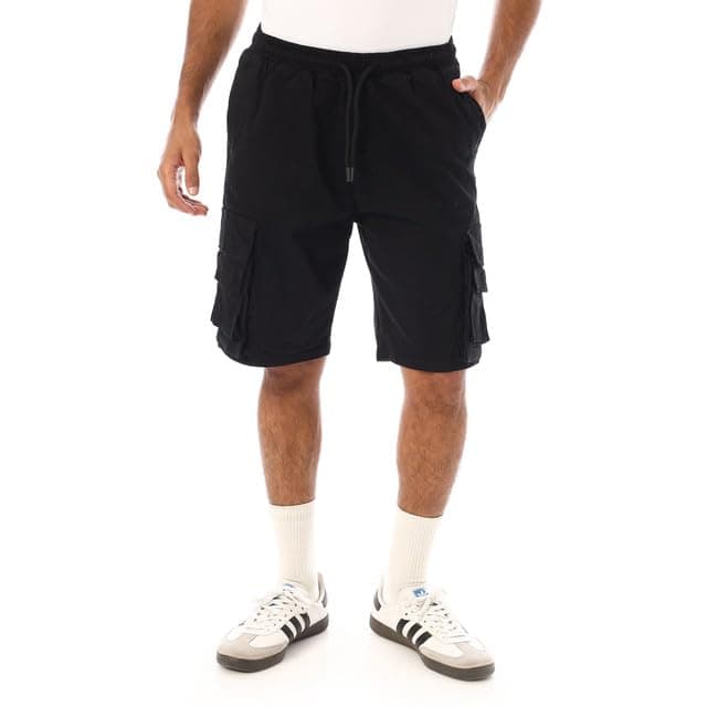 Andora mens Elastic Waist With Drawstring Gabardine Cargo Short (pack of 1)