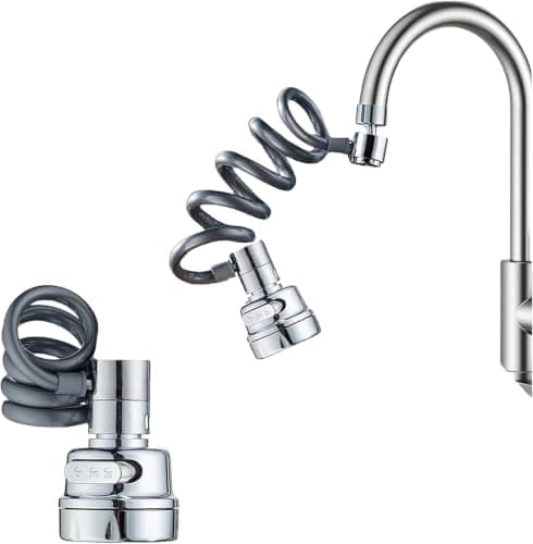 2025 Trendy Design Faucet Extender Rotatable Water Saving Connector