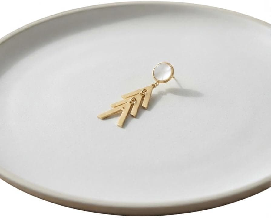 Elegant Stainless Steel Earrings Simple Design Daily Fashion Jewelry