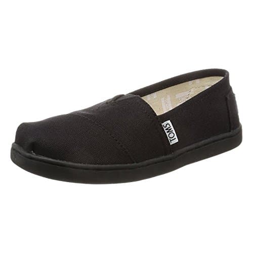 Toms Original Classics KIDS Espadrille, Black, 36 EU