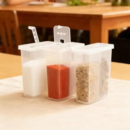 2-in-1 Travel Spice Container for Camping Picnics and Outdoor Organizing