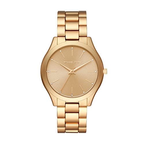 Michael Kors Slim Runway Women's Watch, Stainless Steel Bracelet Watch for Women