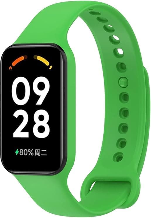 Compatible with Xiaomi Smart Band 9 Active/Xiaomi Redmi Smart Band 3, Soft Silicone, Comfortable Protective Case and Built-in Replacement Watch Band Cellular phone case