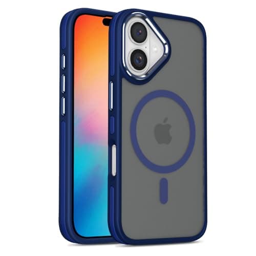 Hitaoyou Compatible with iPhone 16 Case with Magsafe, iPhone 16 Phone Case,Translucent Matte Back Slim Magnetic Cover for iPhone 16 6.1" Cellular phone case