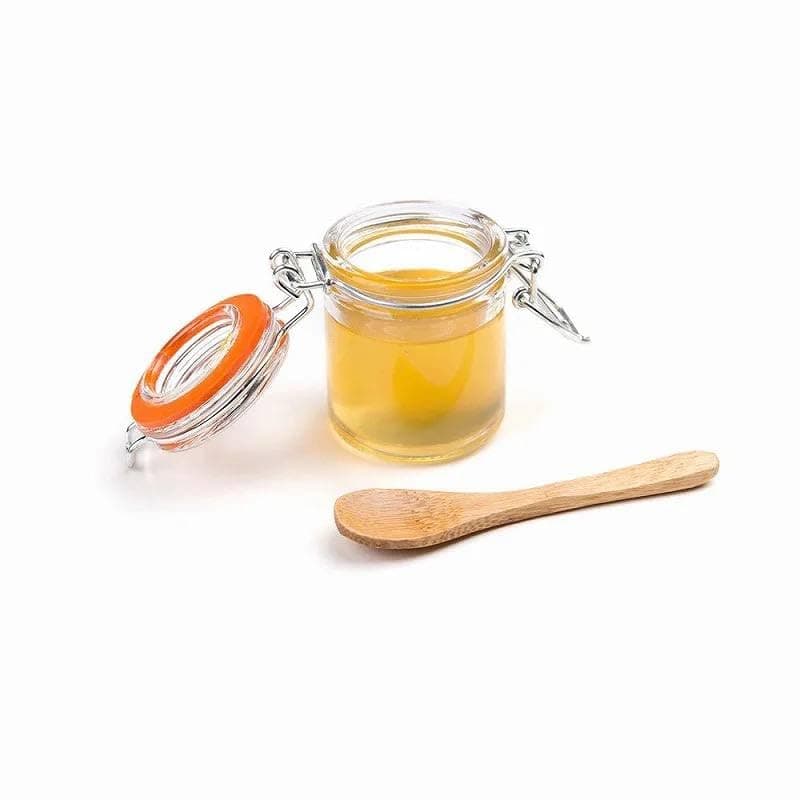 Al-Kholoud ek 1966-40 6-Piece Trendy Spice Jar Set with Stand Set of 6 Trendy Spice Jars on Display Stand Home