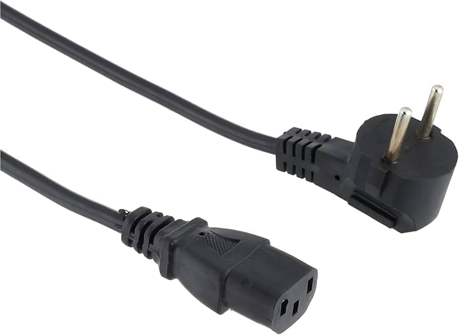 Power Cable (1.5m) Power Cable For PC And Printer - Black Power cord