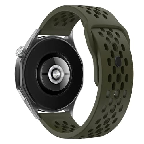 22mm Silicone Strap For Huawei Watch GT5 46mm | GT5 Pro 46mm | GT4 46mm | GT3 46mm | GT2 46mm | GT2 Pro | Watch 4/4 Pro | Watch 3/3 Pro | GT3 SE | GT3 Pro | GT Runner