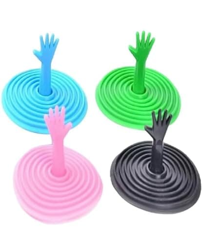 2 Drain stopper, Creative funny Small Sink Stopper sink or bathtub Drain Cover (black) 2 سدادة تصريف حوض أو بانيو ، غطاء تصريف صغير مبتكر ومضحك (أسود) Plug stopper
