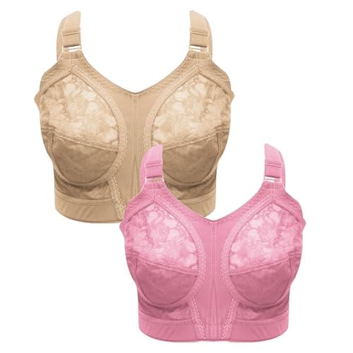 Lasso Women Set Of 2 Pieces Ultra Support Bask Bra Cup D Bra Underwear