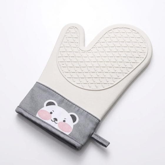 Heart Silicone Thermal Gloves, Heat Resistant Kitchen Glove, Non-Slip, Comfortable and Easy to Clean, Suitable for Holding Hot Pans and Baking Pot holder