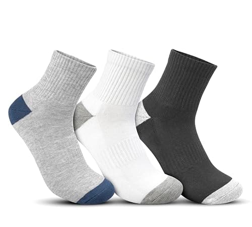 STITCH Mens Pack of 3 Half Terry L-Shape Casual Socks