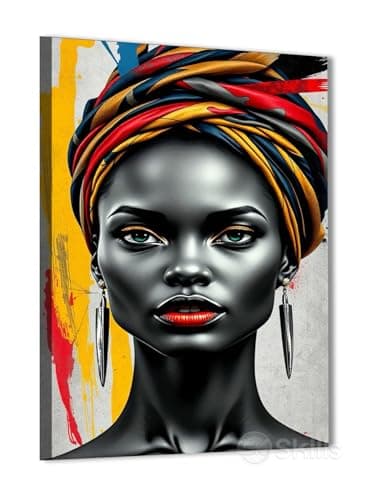 Skills C0052 Canvas Painting - Street Art - Graffiti Art - Wall Hanging for Home Wall Decor, Living Room, Office Decorations & More - Size (30cm x 40cm)