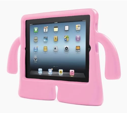 Shockproof Case, Heavy Duty Silicone Layer Kids Drop Protection Cover for Samsung Galaxy Tab A 10.1 (2016), (T580 -T585) (Pink) Portable electronic device cover