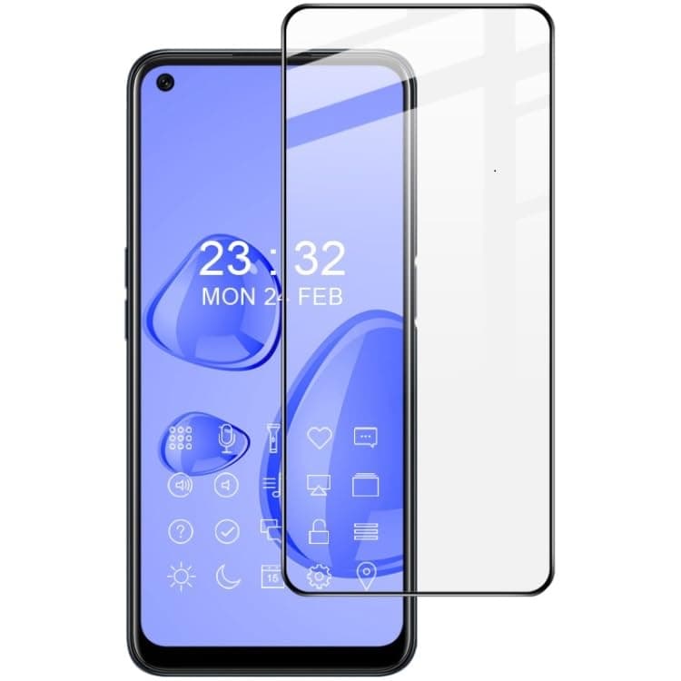 Tempered Glass Compatible with Oppo A54 4G Screen Protector, Anti-Scratch, Anti-Shatter, 9H Hardness, No Bubbles, HD 3D Full Coverage Tempered Glass Film