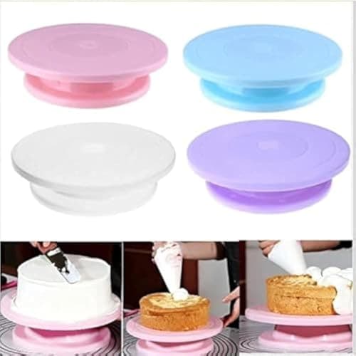 Cake decorating tools rotating cake stand multi color Tray