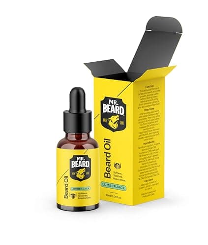 Mr. Beard Beard Oil- 30ml | Nourishing Beard Oil, Softens, Hydrates & Promotes Growth (30 ml, Lumberjack)