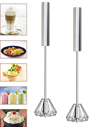 Florastic tainless Steel Spring Mixi Egg/Lassi/Butter Milk Maker/Mixer Hand Blender