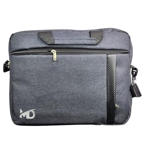 MD Stay Fit Laptop Bag, 15.6 inch, Waterproof Nylon, 3 Compartments, Adjustable Shoulder Straps Backpack