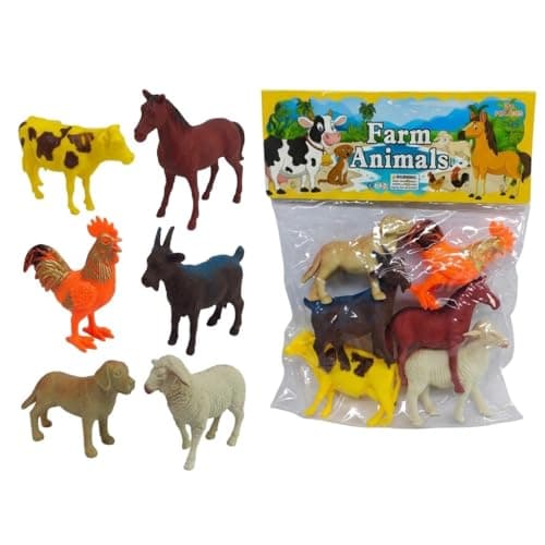Colorful Animal Bag Durable Safe Material Suitable For Children Over 3 Years Old To Develop Imagination And Creativity, Animal Figures (Farm-AC1000) Toy figure