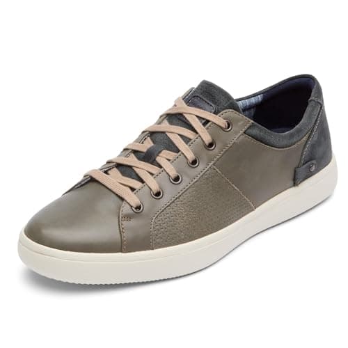 ROCKPORT Men's Colle Tie Sneaker, Blue/Grey, 13.5 UK