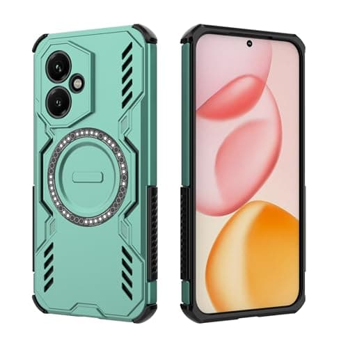 GOLDEN MASK Compatible With Honor 400 Case Magnetic Iron (Green)