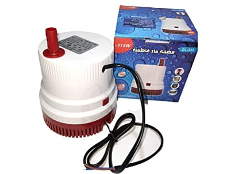 115 watt submersible water pump raises 3.2 meters and discharges 2200 liters per hour