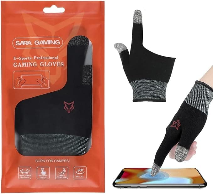 Sarah Fox Professional G1 E-Sports Fingertip Non-Slip Gloves Game Thimbles (1 Pair)